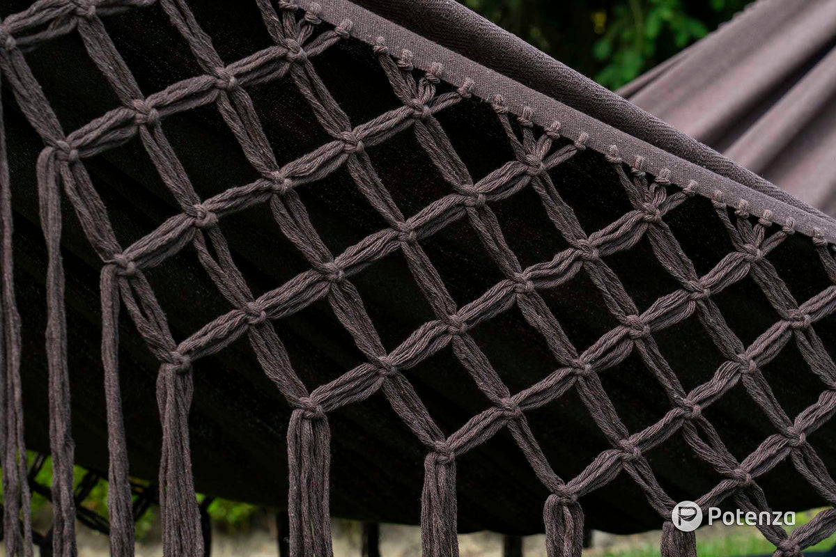 Hamac 2 places en macramé | Caribe