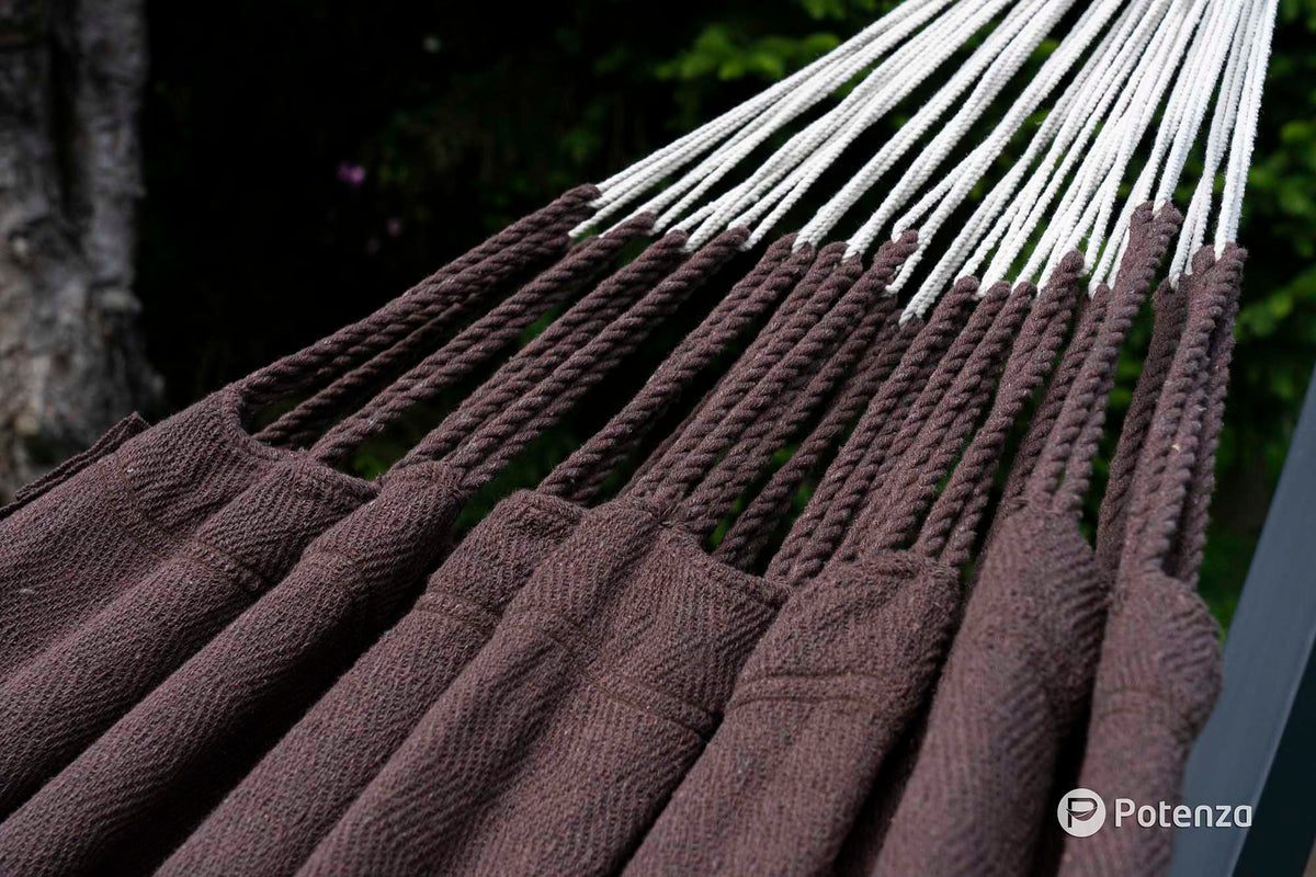 Hamac 2 places en macramé | Caribe