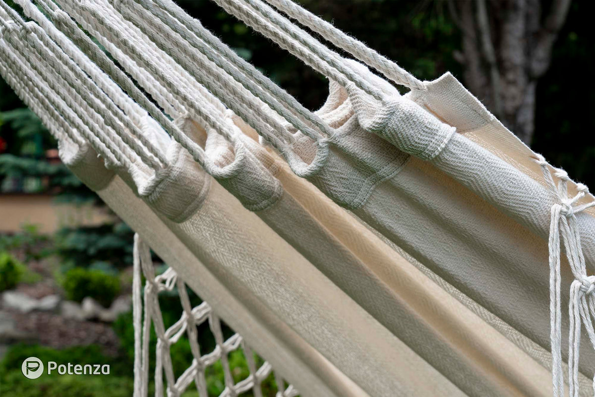 Hamac 2 places en macramé | Caribe
