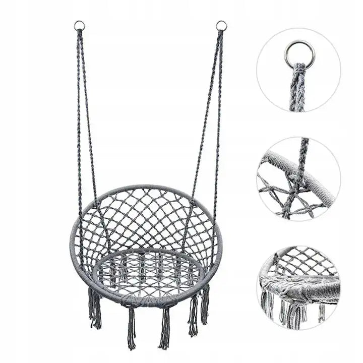 fauteuil suspendu macramé | Nida